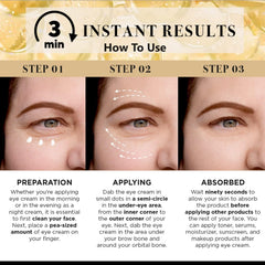 LPH LAB crema contorno de ojos, textura crema suave para piel delicada.
