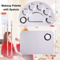 Espatula de LQ-TT-CY-CX para paleta de maquillaje facilita la distribución de productos