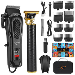 Tondeuse LQT Pro Homme avec affichage DEL et rappel de lubrification.