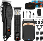 LQT tondeuse pro pour hommes sans fil en action, coupe précise