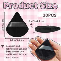 Lshfwn: esponja triangular para polvos sueltos, acabado natural.