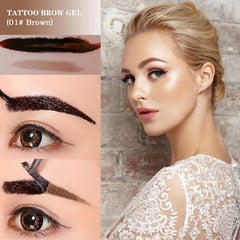 LSxia gel para cejas muestra color suave para definir cejas naturalmente