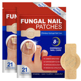 LTQXGT Fungal Nail Patches 2Pack on toenail for repair and smoother appearance