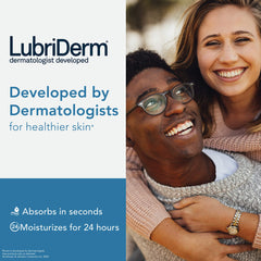 Lubriderm textura cremosa de la loción para aplicación suave