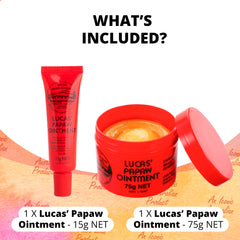Lucas Pawpaw bálsamo 15 g viaje: cuidado compacto para labios y piel