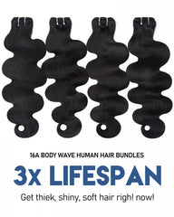 Lucklady bundles onda cuerpo 24p, acabado natural con brillo sedoso.