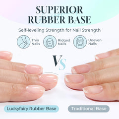 Luckyfairy top coat sin residuo pegajoso y brillo prolongado