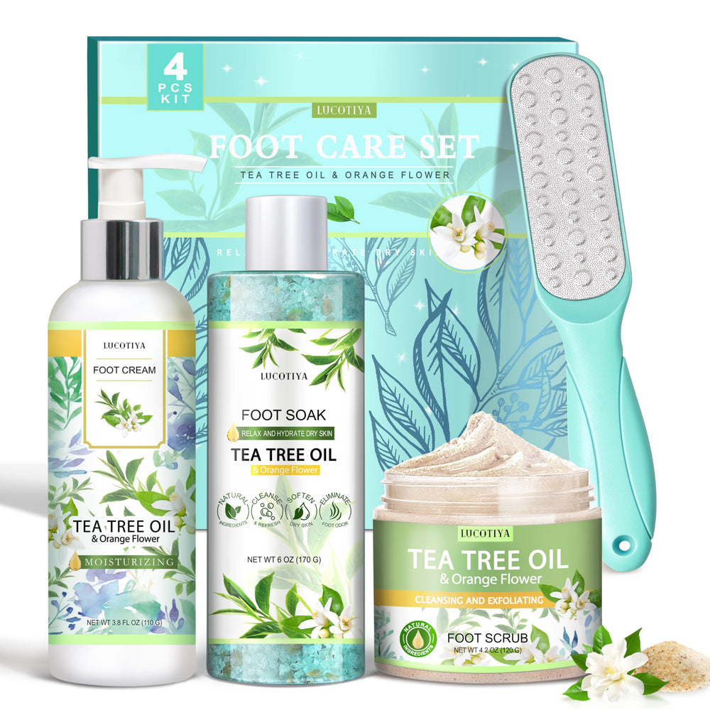 LUCOTIYA: set pedicure para pies con empaque elegante y completo para uso en casa