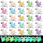Luinabio pato mini resplandeciente para peinados con estilo en festivales.