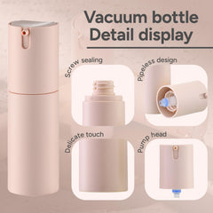 Botes reutilizables Lulupack ecológicos para rellenar geles y champú.