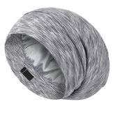 Gorro de seda interior de LULUSILK protege el cabello durante la noche.