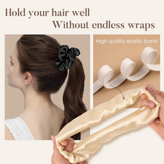 Textura sedosa de LULUSILK reduce fricción y tirones en el cabello.
