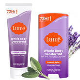 Lume crema invisible Lavanda Salvia, control diario del olor en pieles sensibles.
