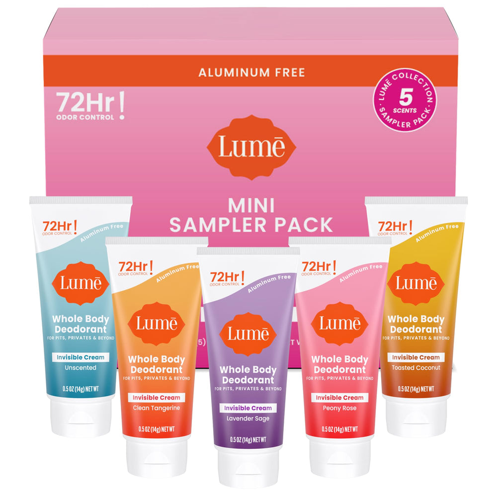Desodorante Lume crema invisible mandarina: frescura duradera para todo el día.