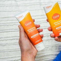 Tube discret de Lume, parfum noix de coco toastée