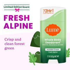 Lume crème invisible odeur aisselles, protection discrète contre les odeurs.