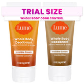 Lume Desodorante Invisible mini crema coco tostado para control de olor todo el día