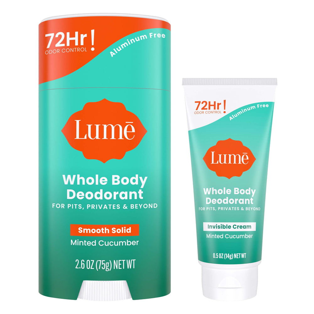Lume crema invisible en tubo mini para control de olor diario en zonas pequeñas y piel sensible.