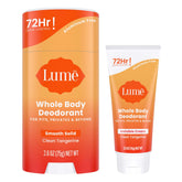 Desodorante Lume: crema invisible en tubo mini para piel suave y sin manchas.