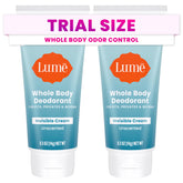 Desodorante Lume corporal mini crema invisible, aplicación suave para uso diario sin manchas.