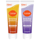 Tube crème invisible Lume pour le corps, contrôle discret des odeurs.
