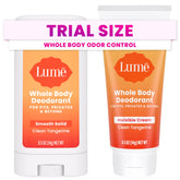 Lume Invisible Cream on skin showing long-lasting odor control.