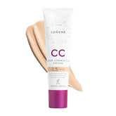 Lumene crema correctora CC tubo aplicación suave para tono uniforme