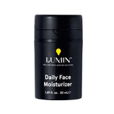 Lumin crème-visage pour homme en flacon, hydratation pratique et quotidienne.