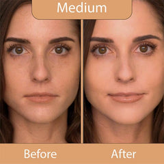 LUMINESS brocha angulada de doble cara para blending preciso