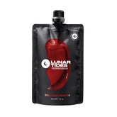 Lunar Tides Blood Moon bottle shows bold pigment for striking looks.