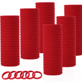 LuSeren gomas-pelo-nylon-sin-dano-rojas-profundas para peinados duraderos.