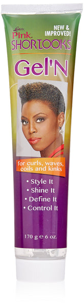 Luster's Gel’n en acción: aplicación suave para cabello corto con control.