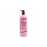 Luster's Pink Oil Moisturizer, botella frontal, hidrata cabello seco y suaviza