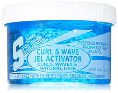 Luster's S Curl Wave Gel y Activator: definicion-rizos-ondas para cabello texturizado sin grasa
