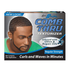 Luster's SCurl Comb Thru texturizador, botella para texturizado rápido.
