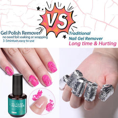 Lustrelle desprende gel esmalte en burbujas durante la retirada