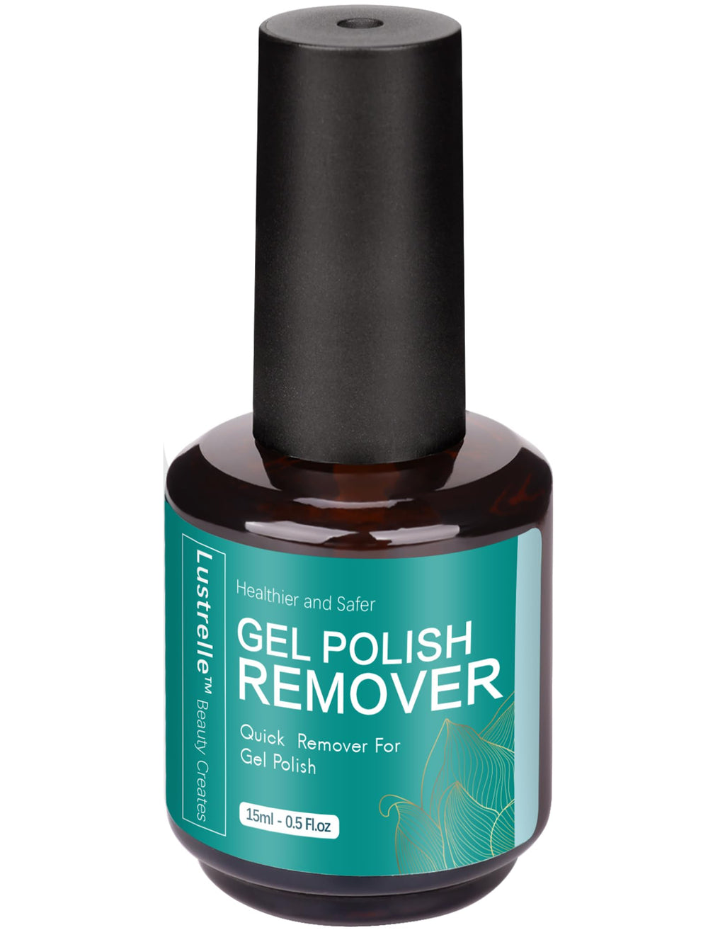 Lustrelle Removedor Esmalte Gel, botella de 15 ml para uso en casa