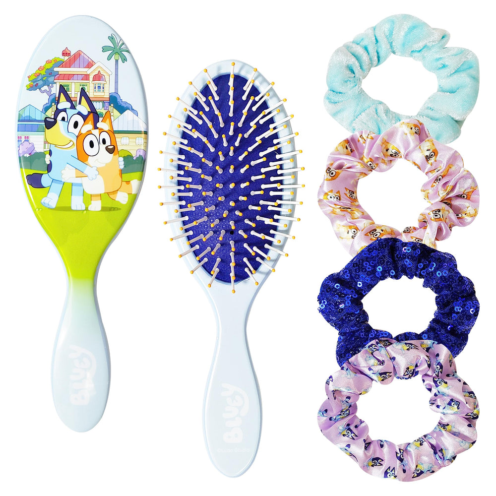 Cepillo Bluey de 9 pulgadas de Luv Her, desenreda suavemente el cabello.
