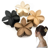 Luvearo Clips Flor Plumeria: agarre firme para todo tipo de cabello.