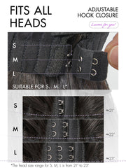 LUVME HAIR raya profunda centrada, opción versátil de peinado