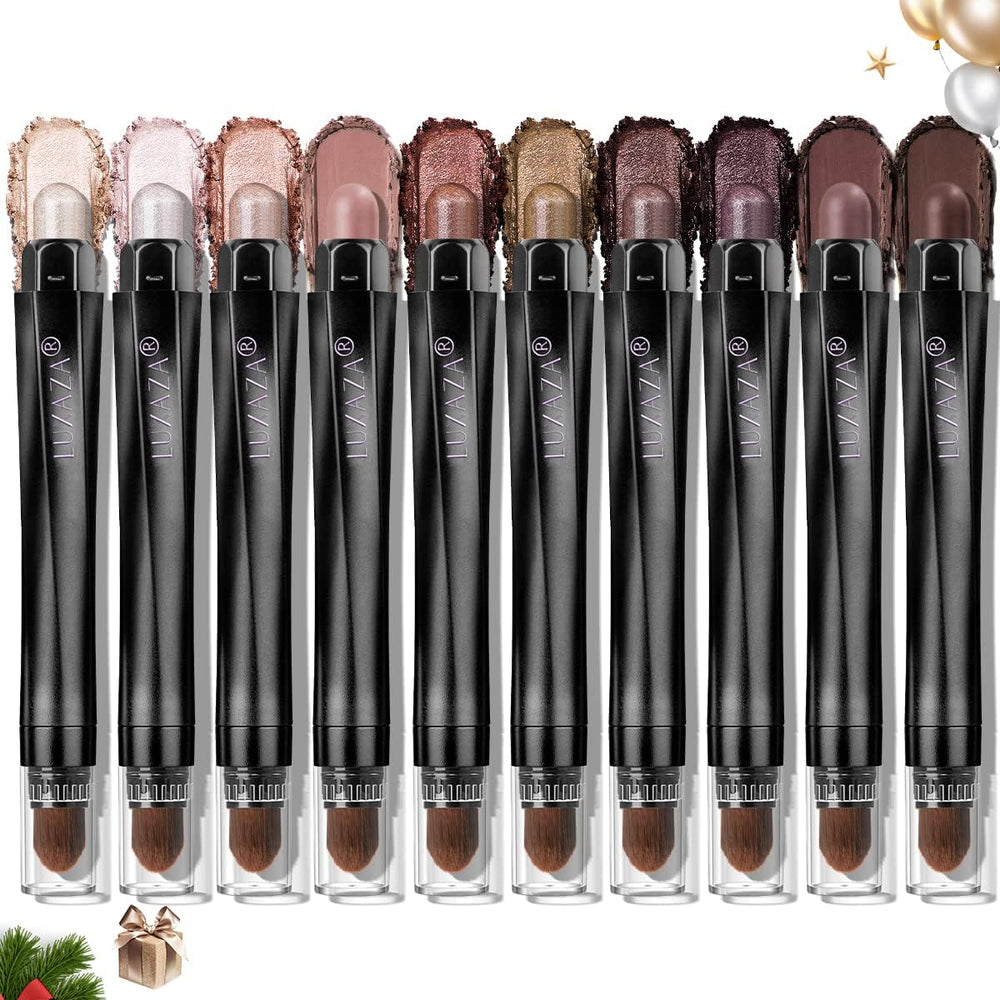 Luxaza stylo ombre matte brun clair, longue tenue et application fluide.
