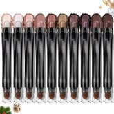 Luxaza stylo ombre matte brun clair, longue tenue et application fluide.