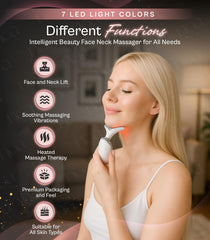 LuxeSkin mode chaleur pour visage, confort et détente musculaire.
