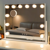 Luxevue Espejo de vanidad con luces LED para maquillaje preciso y uniforme