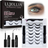 Luxillia pestañas magnéticas kit: aplicación fácil sin adhesivo