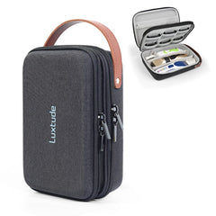 Luxtude estuche cortapelos resistente exterior para herramientas de peluquería, compacto y protector
