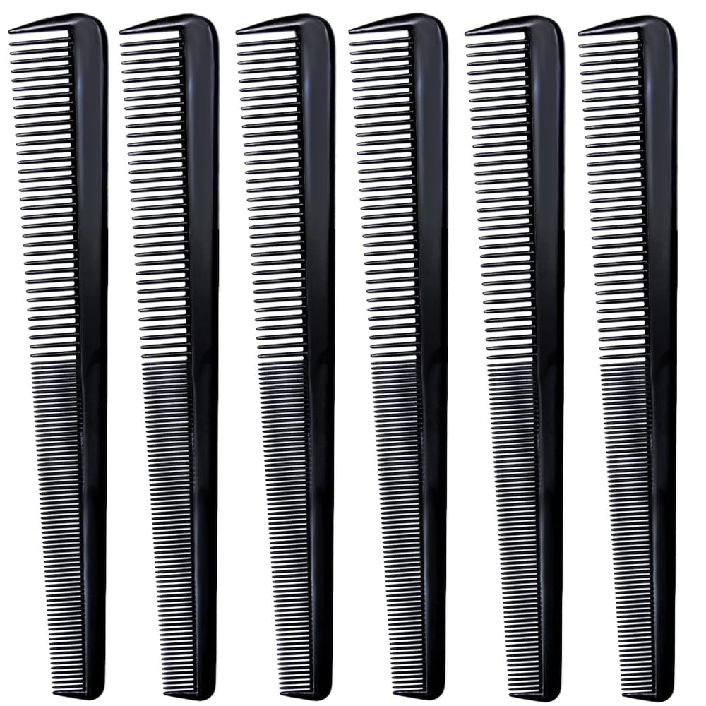 Peine LUXXII para barba de 7,5 pulgadas negro, ideal para peinar barba y bigote.