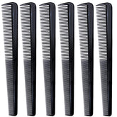 Peine LUXXII para barba de 7,5 pulgadas negro, ideal para peinar barba y bigote.