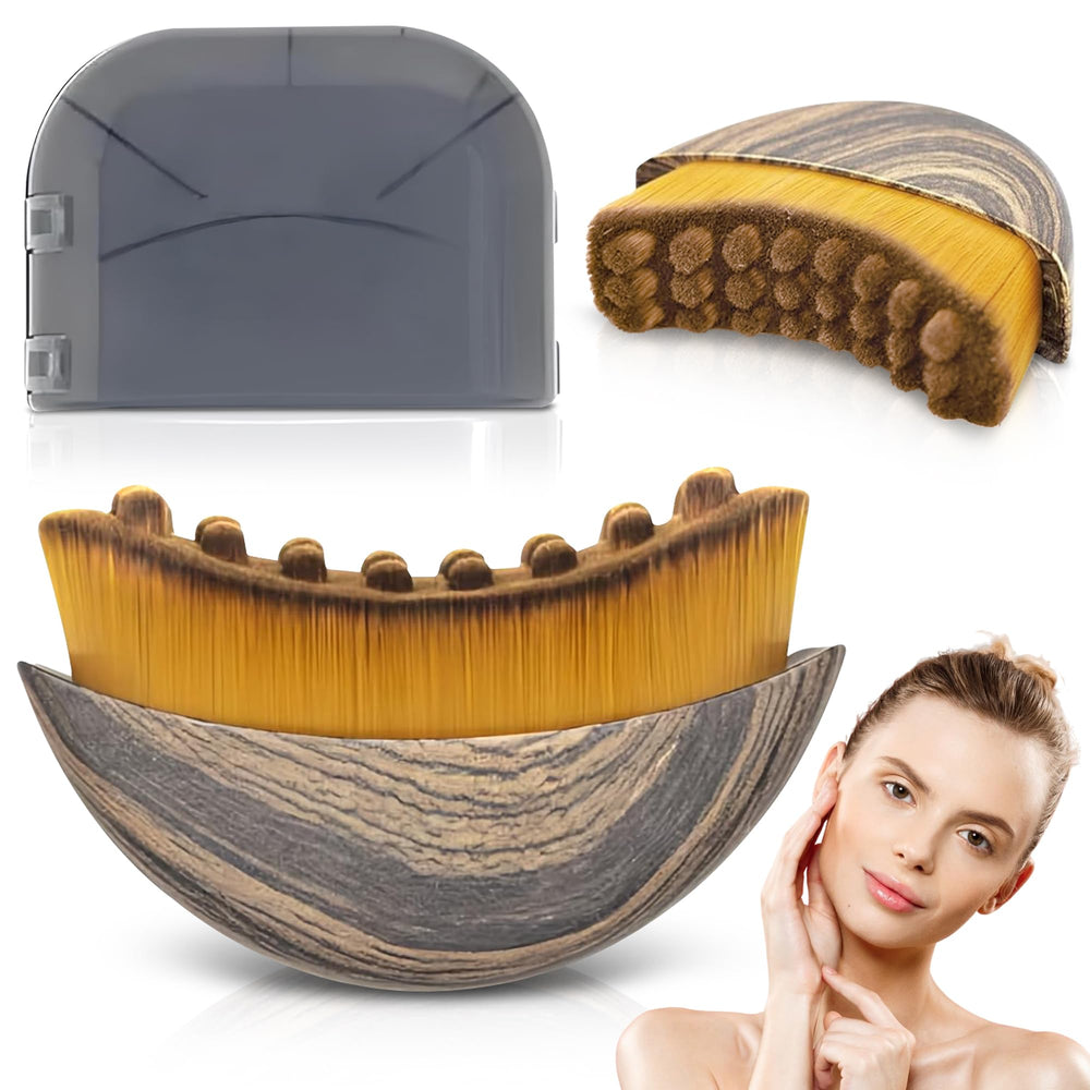 Cepillo de Contorno Linfático para el rostro: definición de la mandíbula.