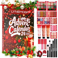LYNEMOGA calendario adviento maquillaje 2025: caja festiva para iniciar la cuenta regresiva de belleza